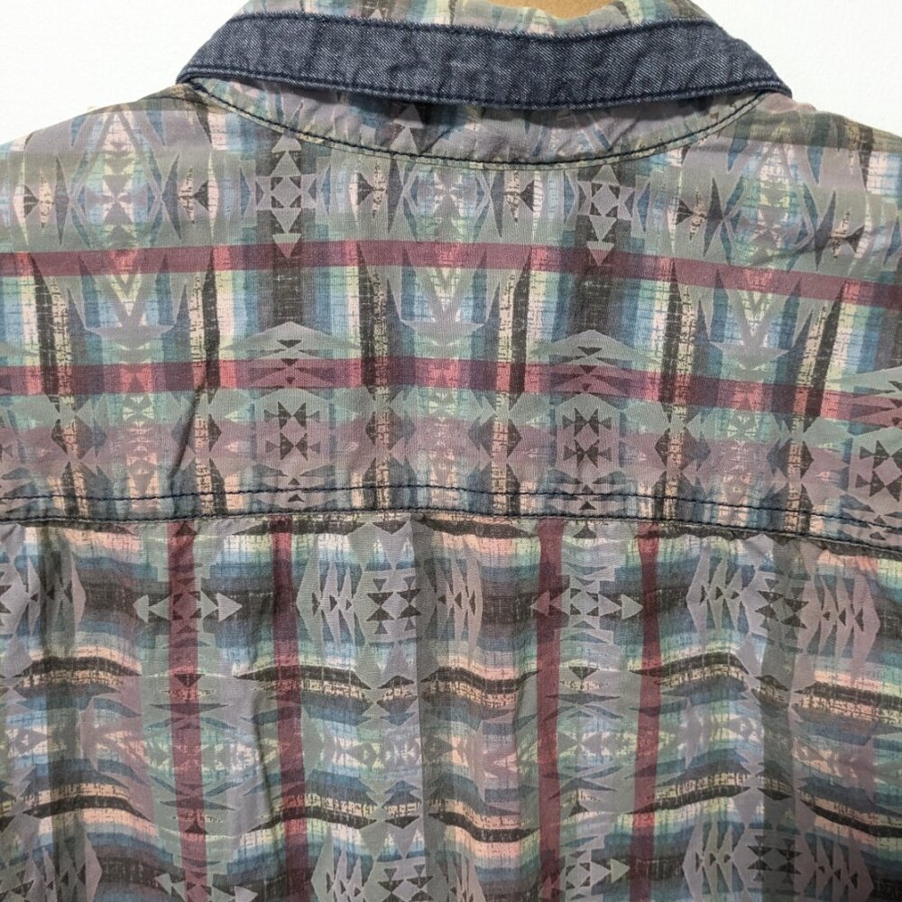 Motorcycle Nostalgic Modern - Southwestern Geometric Pattern - Picture 4 of 4